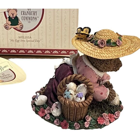 Windsor Bears My Egg Stra Special Day Figurine Easter Egg Painting Cranbury Comm - Picture 7 of 9